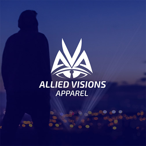 allied visions apparel clothing brand design